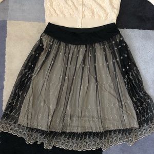 New York & Company feminine flared skirt